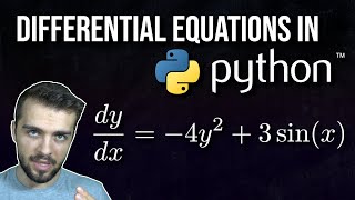 How to Solve Differential Equations in PYTHON [upl. by Esinad]