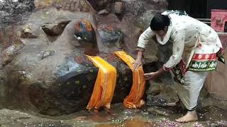 Shriji baba mangla aarti darshan  Giriraj ji mangla aarti darshan jatipura mangla aarti darshan [upl. by Tnerb]