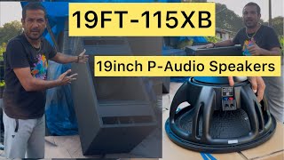 19FT115XB PAUDIO 19inch Speakers unboxing and Sound Check Kishor KSC [upl. by Ardnikat]