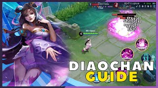 Basic Diaochan Guide  Honor of Kings [upl. by Tarrsus]