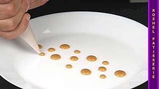 Plating techniques for Desserts  Kosher Pastry Chef [upl. by Inaluahek]