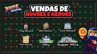 BOMBCRYPTO COMO VENDO E COMPRO HOUSE E HEROES PASSO A PASSO [upl. by Goldina]