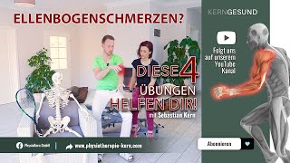 Ellenbogenschmerzen 4 Übungen und du bist schmerzfrei [upl. by Jay795]