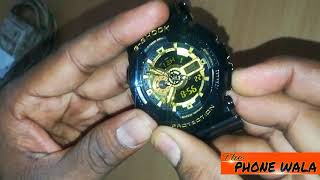 How to Adjust Time on ALL GSHOCK Watch Analog amp Digital in HINDI [upl. by Bibbye]