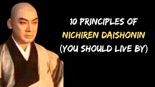 10 Principles of Nichiren Daishonin  Nichiren Buddhism [upl. by Boardman]