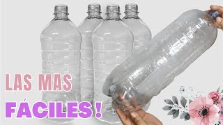 LAS 3 MANUALIDADES MÁS FÁCILES Y ÚTILES QUE HE HECHO Con Botellas Plásticas  POTS [upl. by Quillon]