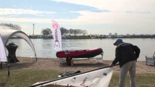 Demonstration how to install DinghyGo the inflatable sailboat [upl. by Brunhilda]