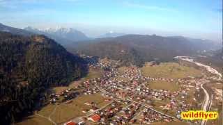 FPV Schloss Elmau Karwendel Wetterstein HD1080p [upl. by Chiquita]