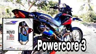 MEU NOVO ESCAPAMENTO PRO TORK POWERCORE 788 3 AZUL BROS 150 CARBURADA [upl. by Treacy]