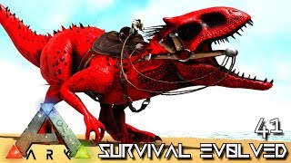 ARK SURVIVAL EVOLVED  ALPHA INDOMINUS REX MAX Lvl PERFECT TAME  E41 ARK ETERNAL CRYSTAL ISLES [upl. by Ymmik]