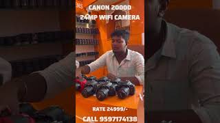 CANON 2000D CAMERAS AVAILABLE AT MUTHUKUMARAN CAMERAS canon2000d muthukumarancameras [upl. by Nowell293]