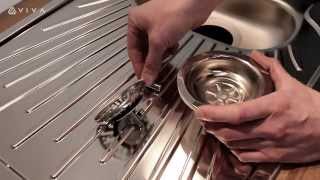 How to Install or Replace a Basket Strainer Sink Waste in a Kitchen [upl. by Mohl516]