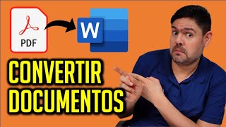 Cómo pasar documentos PDF a WORD GRATIS fácil y RAPIDO sin PROGRAMAS [upl. by Lunseth518]