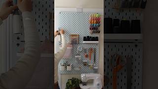 putting up my ikea pegboard [upl. by Westberg]