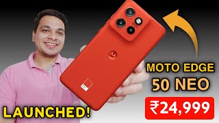 Moto Edge 50 Neo Launched 🔥 Moto Edge 50 Neo Price amp Specifications 🔥 [upl. by Notneuq717]