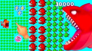 Fishdom Ads Mini Games 19 New Update All Levels  Eat Fish TrailerMini game Fishdom ads [upl. by Neersin]