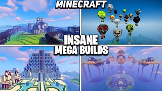 MOST EPIC Minecraft Creative Mega Builds [upl. by Rocky]