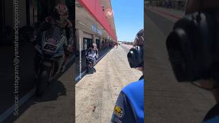 Jonathan Rea Finished Driving the Yamaha R1 at Portugal WorldSBK  worldsbk yamaha [upl. by Yasu]