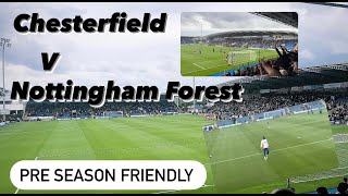 Chesterfield v Nottingham Forest pre season friendlypitch invasion [upl. by Leanatan]