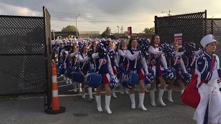 Bay High School Marching Band Entrance 2018 [upl. by Lorenza]