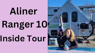 My Aliner Ranger 10 mini tour [upl. by Argile]