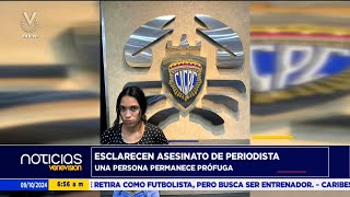 Esclarecen asesinato de la periodista Mercedes Herrera  9 de octubre de 2024 [upl. by Kirtley]