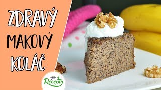 Zdravý makový koláč bez múky a cukru recept [upl. by Rahal256]