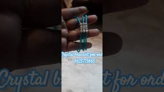 Customized crystal bracelet design [upl. by Kary]