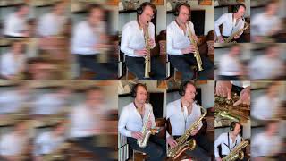 Bolero performed entirely on saxophones [upl. by Chaney]