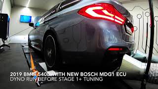 BMW 540D G30  G31 Chiptuning on Dyno [upl. by Leiuqese870]