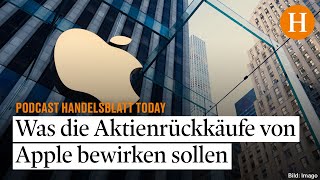 Apple kündigt Aktienrückkäufe in Rekordhöhe an [upl. by Arabelle316]