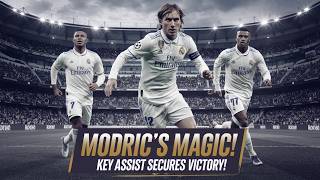 Madrid Victory Vs Celta Vigo Modric Magic Key Assist [upl. by Eissat53]