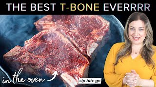 How To Cook T Bone Steak In Oven  RECIPE FOR BEGINNERS [upl. by Johny]