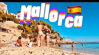 🏖️Illetas MALLORCA 🚶🏻‍♀️Beach Walking tour NOVEMBER [upl. by Huntington]