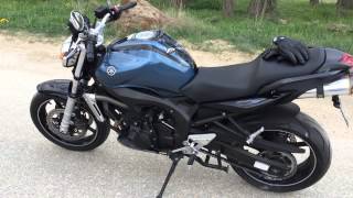 Yamaha FZ6N with Two Brothers exhaust  Pure sound [upl. by Nelra]