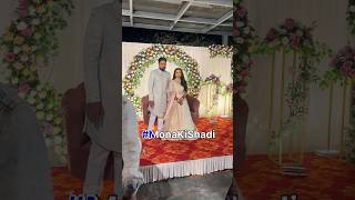 My Punjabi Wedding Reception 😍 MonaKiShadi Shorts Viral [upl. by Yerffej]