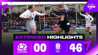 ENGLAND DOMINATE 💥  SCOTLAND V ENGLAND  EXTENDED RUGBY HIGHLIGHTS [upl. by Irej]