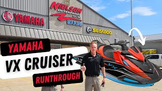 Full Walkthrough 2023 Yamaha VX Cruiser Deluxe Watercraft PWC [upl. by Ailema]