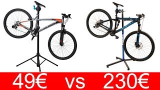 49€ VS 230€ CAVALLETTO BICI MANUTENZIONE TEST E RECENSIONE [upl. by Dlanod]