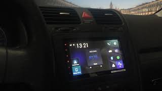 Pioneer SPHDA250DAB σε VW Golf 2008 [upl. by Lonni]