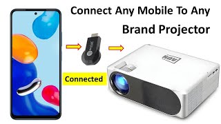 How To Connect Mobile To Any Brand Projector  Mobile Ko Projector Ke Saath Kaise Connect Kare [upl. by Mcnutt533]