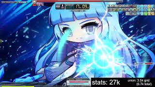 REUPLOAD ElunaMS Ice Lightning Mage Hard Lotus Solo [upl. by Jovi]