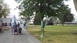 Steam Locomotive and WigWag crossing [upl. by Bedad685]