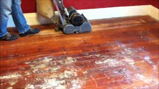 Refinishing Wood Floors Part 2 [upl. by Pail696]