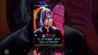 drapj abdul kalam birthday status apjabdulkalam drapjabdulkalamquotes shortvideo shorts [upl. by Anawit]