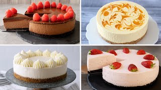 4 Easy NoBake Cheesecake Recipes [upl. by Ecnaled]