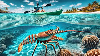 Solo Kayak Lobster Fishing LIMITED OUT [upl. by Ellocin212]