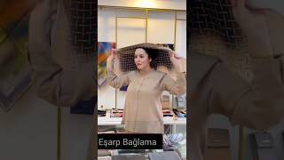 Eşarp Nasıl Bağlanır şalbağlama hijabtutorial tesettür [upl. by Preuss]