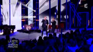 Hallyday Garou MPokora et Bruel  Fête de la Chanson Française 2014 [upl. by Sulokcin813]