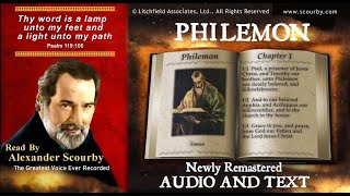 57  Book of Philemon  Read by Alexander Scourby  AUDIO amp TEXT  FREE on YouTube  GOD IS LOVE [upl. by Kihtrak394]